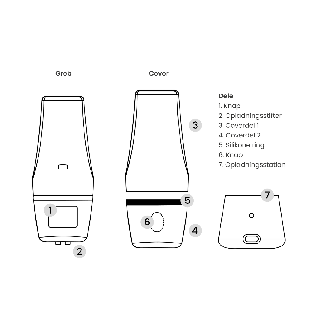 Wini – grebsforstørrer 1 stk. – Cool Grey